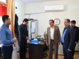 بازدید مهندس زمانی اصل فرماندار شهرستان از شبکه بهداشت و درمان و مرکز بهداشت شهرستان