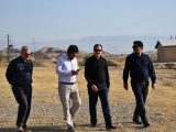بازدید فرماندار اندیمشک از کارگاه اجرای طرح ریلی اندیمشک خرم آباد