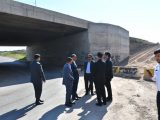 بازدید مهندس گوروئی فرماندار شهرستان از روند احداث زیرگذر شهر چم گلک