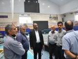 بازدید علیرضا گوروئی فرماندار شهرستان از سالن شهید سروندی