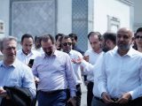 بازدید وزیر تعاون، کار و رفاه اجتماعی از بخش‌های آسیب‌دیده از جنگ پتروشیمی جم