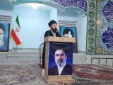 نماز عبادی سیاسی جمعه در اندیمشک به امامت حجت الاسلام سید کمال موسوی امام جمعه  این شهر در مصلای جمعه برگزار شد